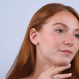 Ear Cuff Maxi Baghera Placcato Oro