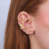 Ear Cuff Maxi Polpo Placcato Oro