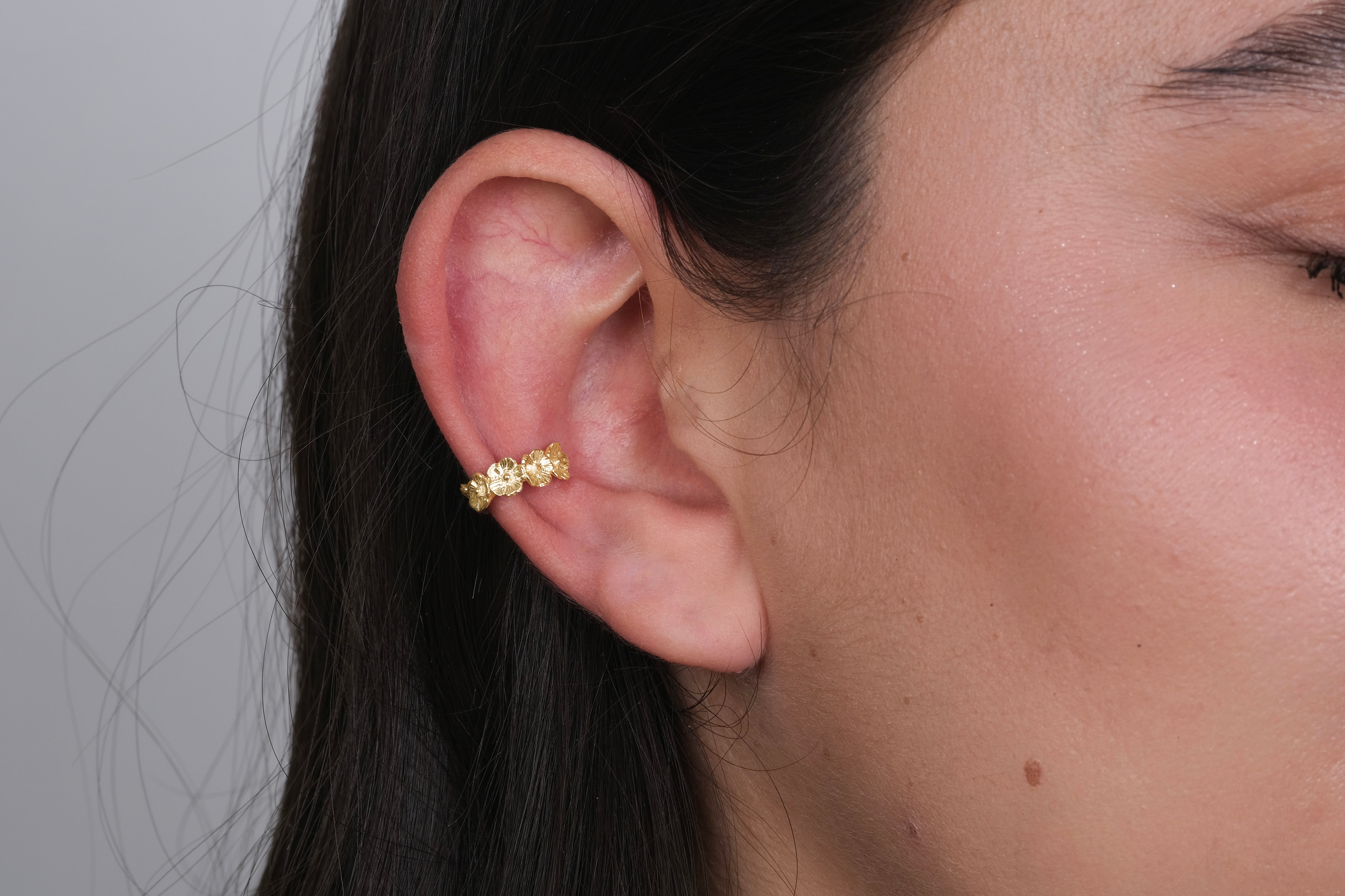 Orecchini A Clip Non Piercing WOZNU – Ear Cuff Donna In Ottone Placcato Oro, Ipoallergenici, Senza Buco Per Cartilagine, Regalo In Confezione
