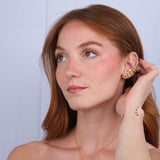 Ear Cuff Maxi Eden Placcato oro