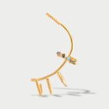 Ear Cuff Multi Hoops Aura Placcato Oro