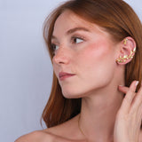 Ear Cuff Maxi Eden Placcato oro
