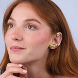 Ear Cuff Maxi Teti Gold Plated
